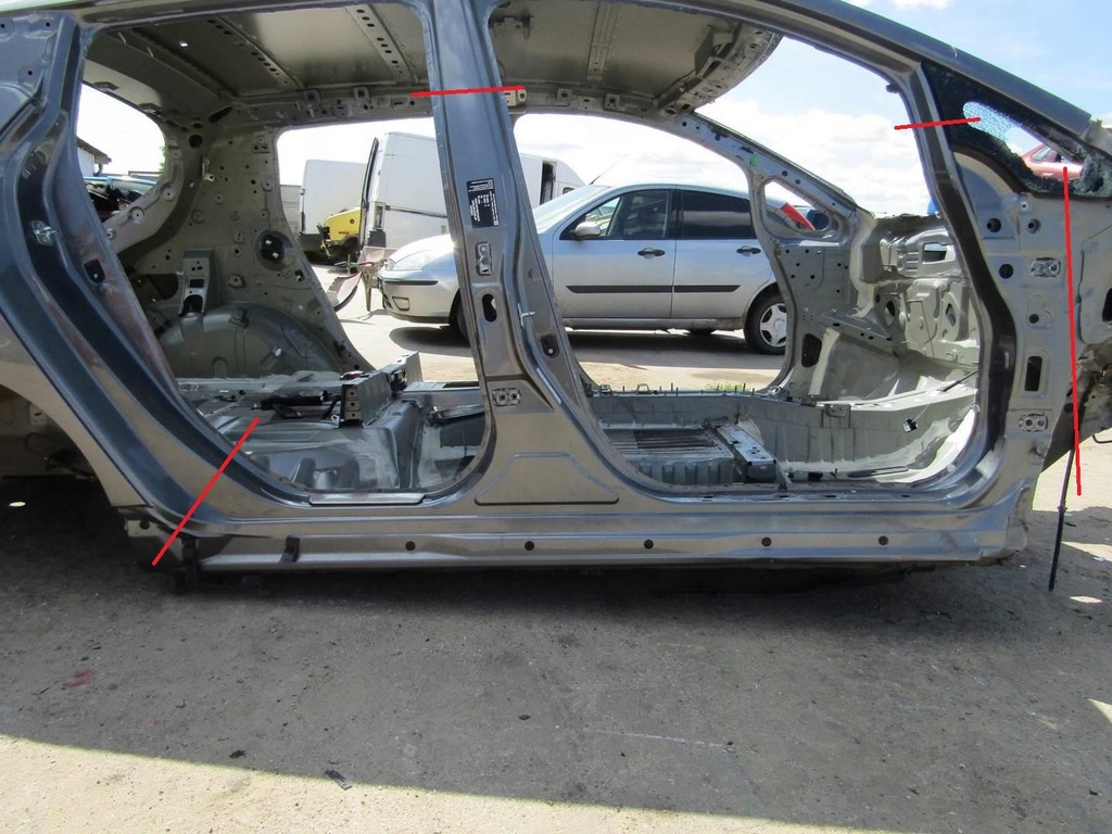 фото №1, Leaf ii ze1 21r поріг правий блок двигуна середній kad