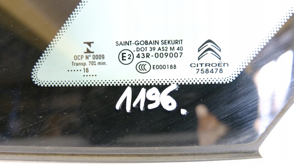 фото №4, Citroen c4 picasso ii стекло кузовная правый задняя as2