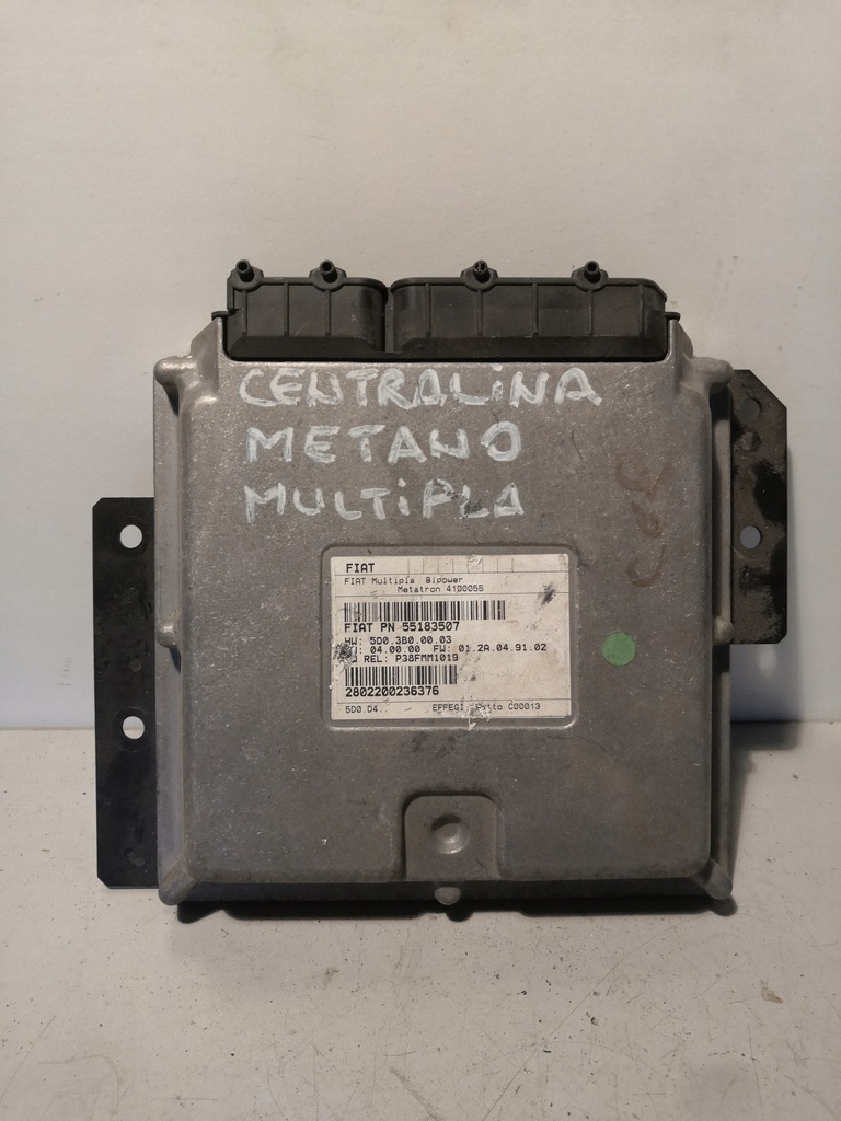 фото №1, Блок управления впрыска cng fiat multipla 55183507