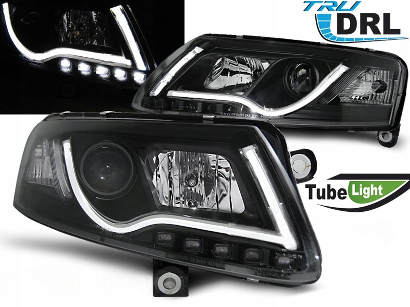 Купить Фонари фары к audi a6 c6 4f od 04.2004 к 2008 roku к движение dziennej