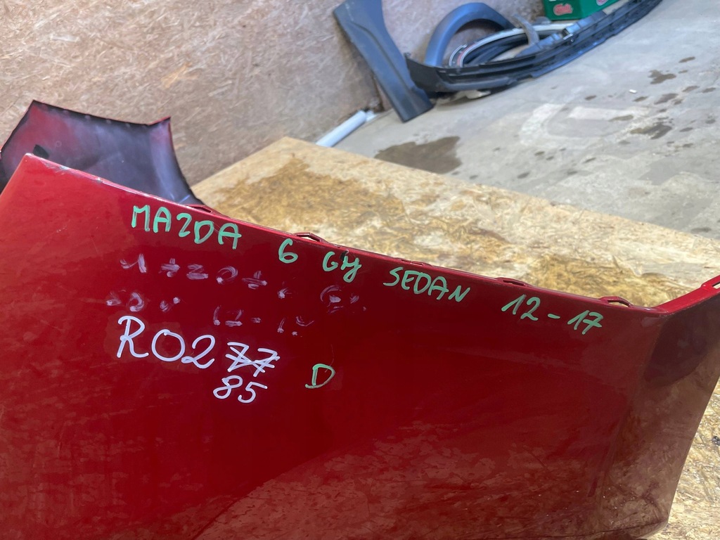 фото №11, Mazda 6 gj iii 3 12-18 sedan бампер задня задній