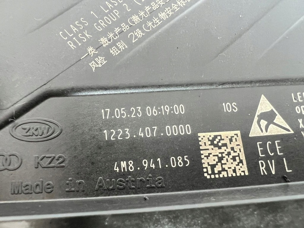 фото №13, Audi q8 4m8 lift laser лампа ліва права