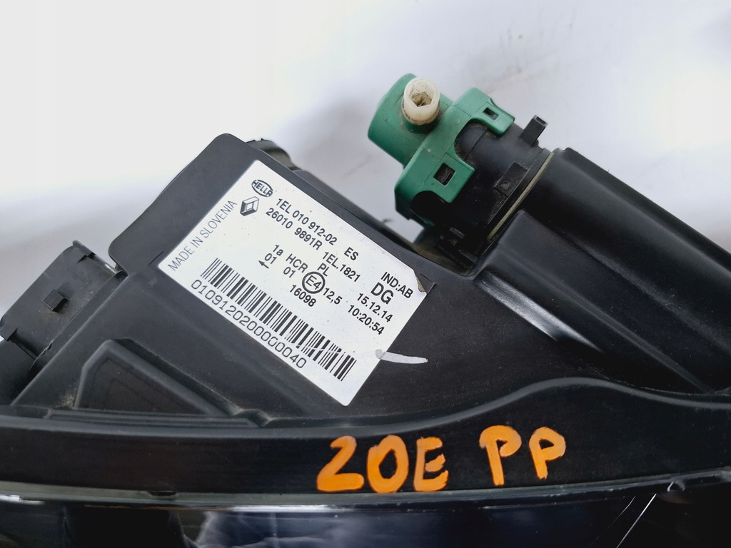 фото №6, Лампа правая передняя правый перед renault zoe i 2012-2019 #8699