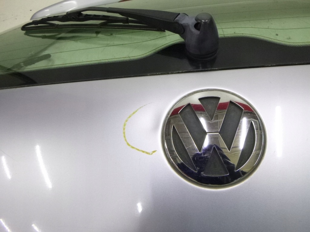 фото №5, Крышка багажника задняя vw polo 9n lb7z 3d 2003 r.