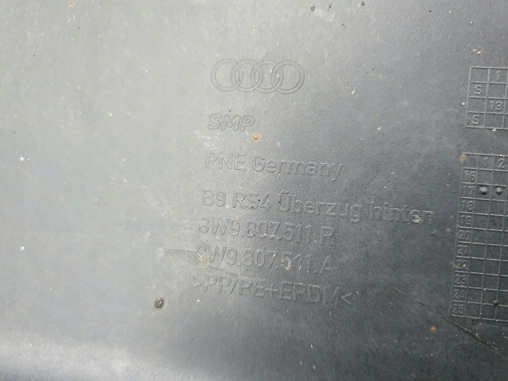 фото №11, Audi rs4 b9 8w9 avant 2017- бампер задний задняя 8w9807511