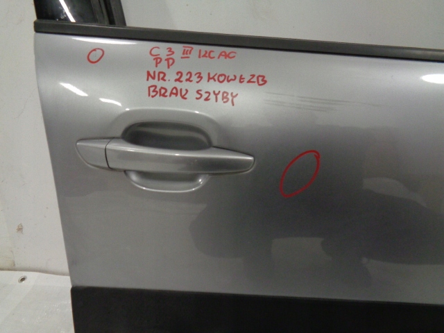 фото №7, Citroen c3 iii дверь правое передние kcac