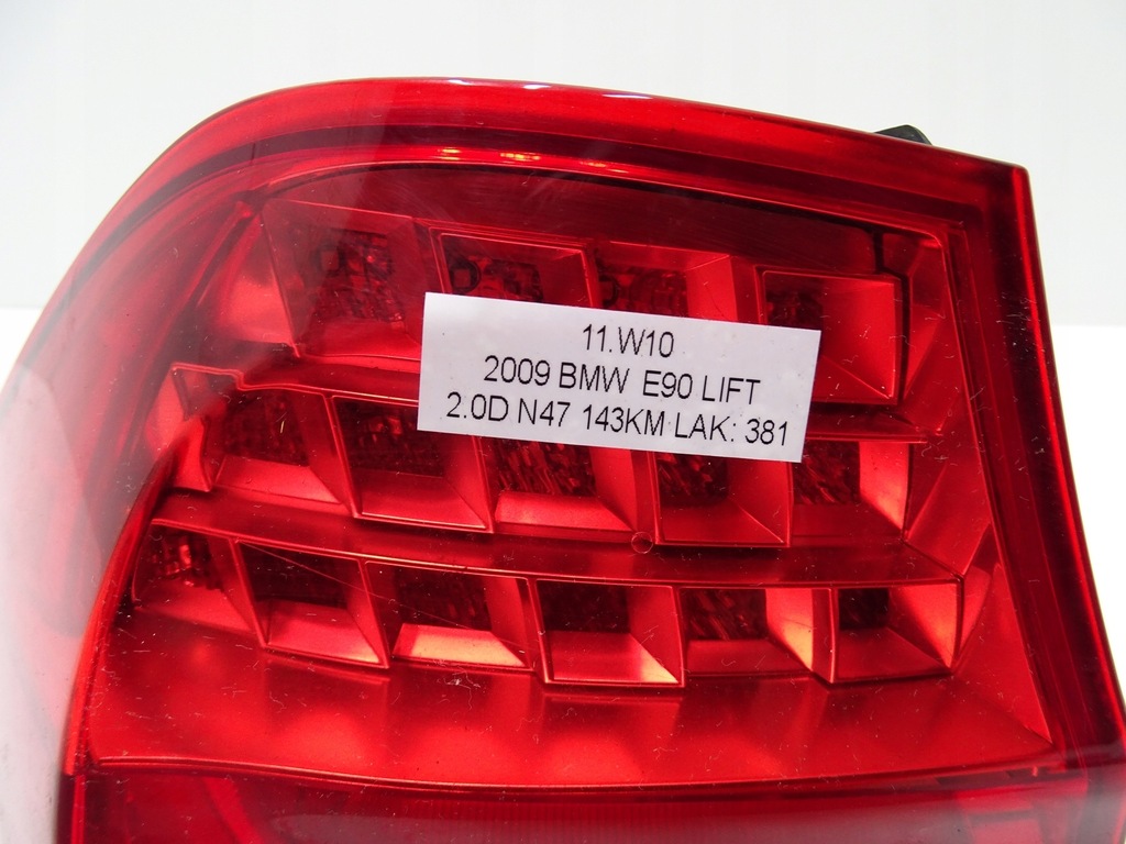 фото №9, Лампа левый левая задняя задняя w крыло bmw e90 lift lci 7289425