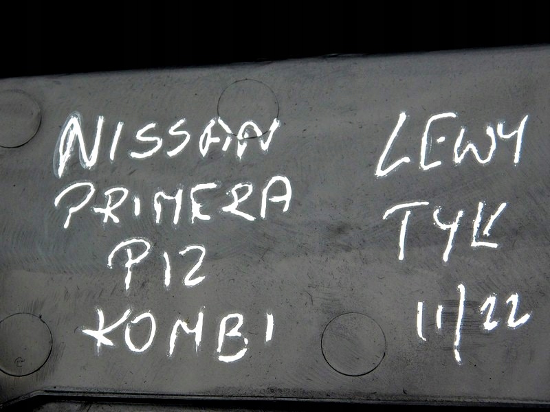 фото №11, 11/22 nissan primera kombi p12 обшивка дверь l.tył