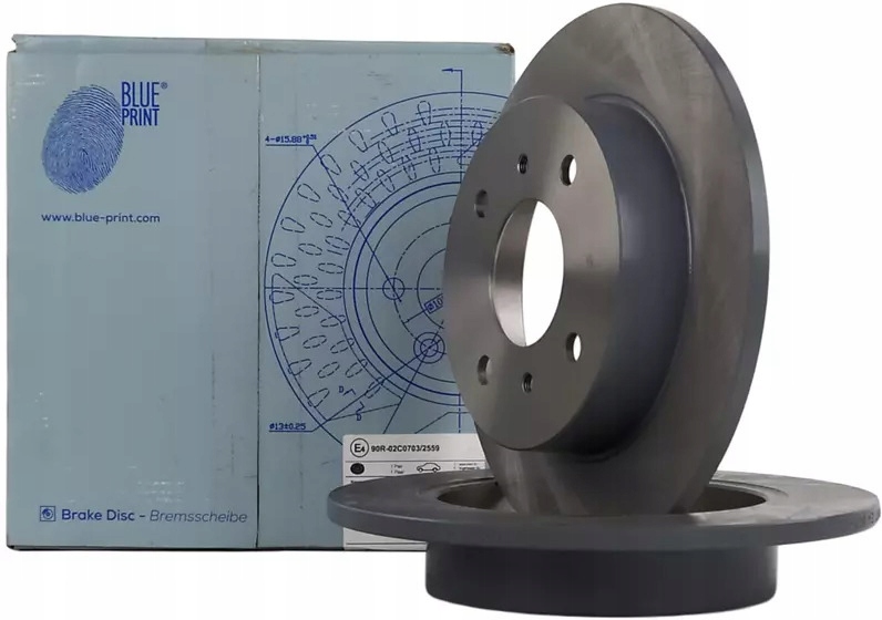 фото №1, Blue print тормозные диски+ тормозные колодки t nissan almera ii n16