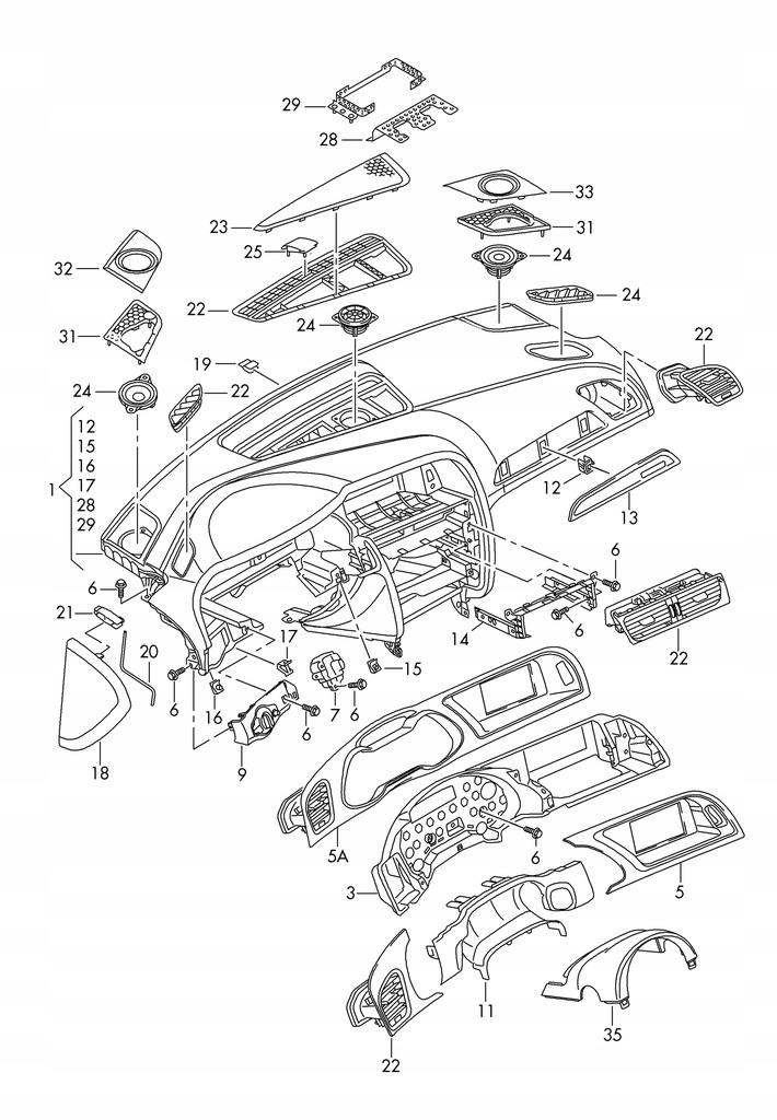 фото №9, Накладка защита бок панели левая a4 b8 8k0857085a