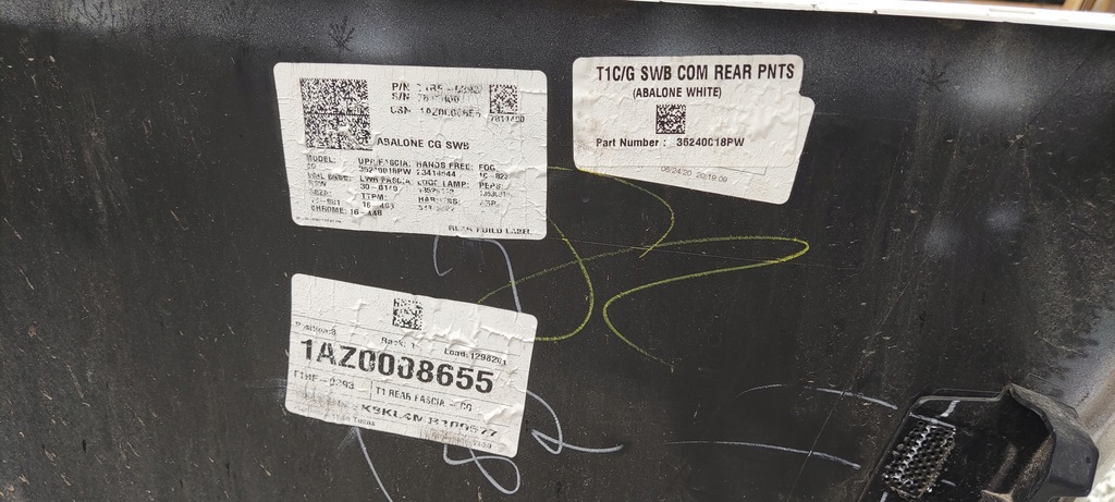 фото №15, Chevrolet suburban tahoe 2020 2021 2022 2023 бампер задняя задний задний