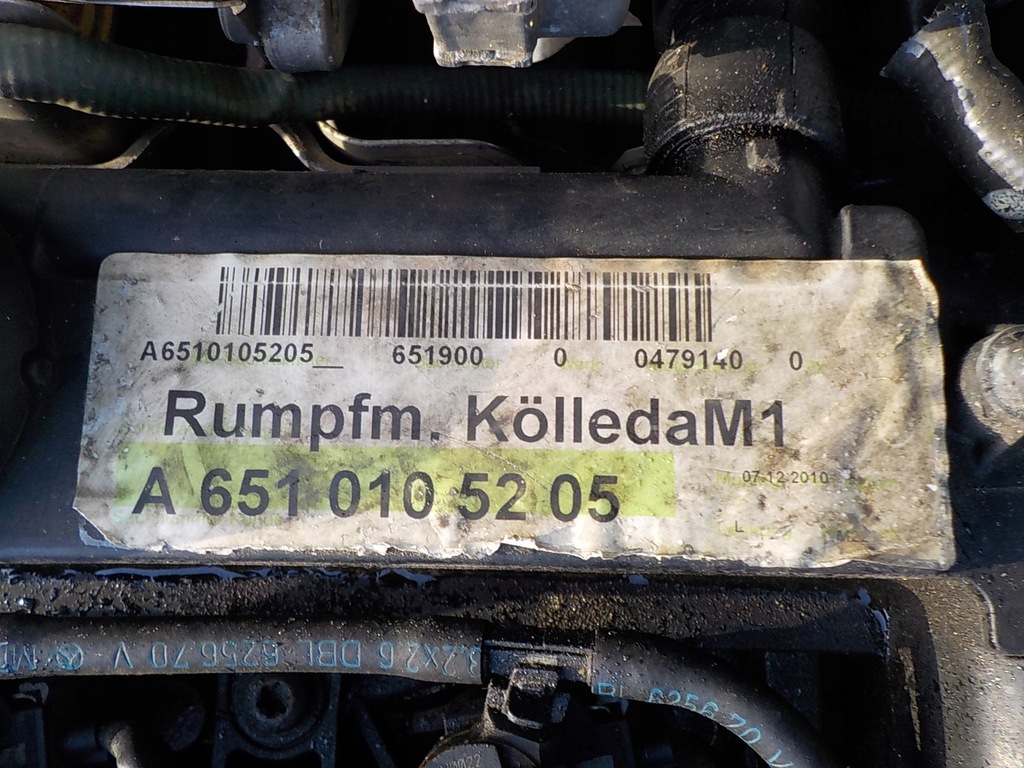 фото №9, Jeep compass 12r 2.2 crd 163km двигатель 651.971 651971 kompletny film