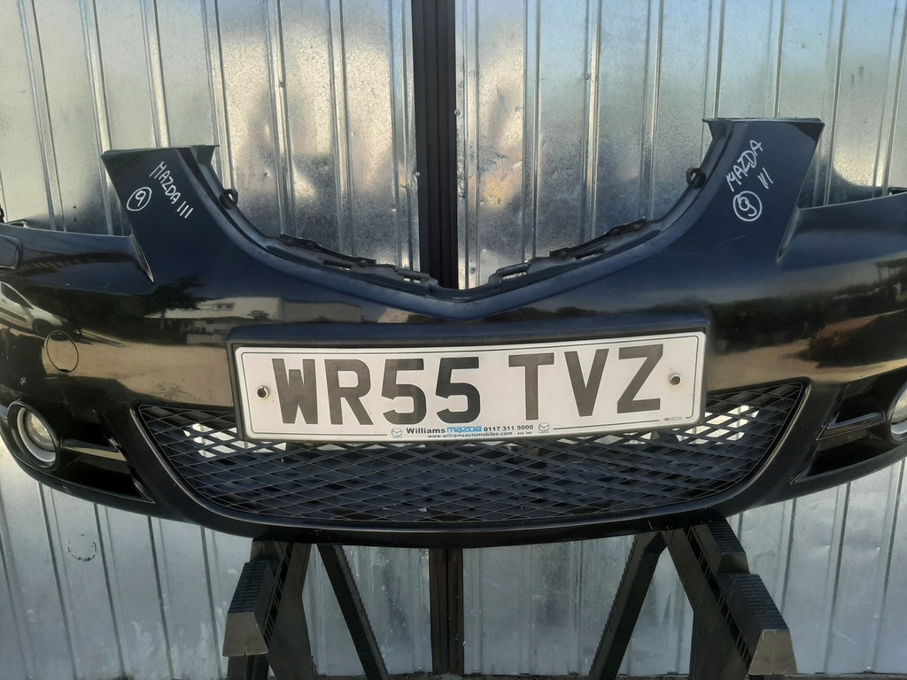 фото №7, Бампер перед mazda iii 3 bk sedan 2003- омивачі ксенон