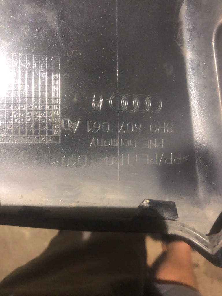 Купить Audi q5 8r0807061d спойлер диффузор накладка бампер задняя