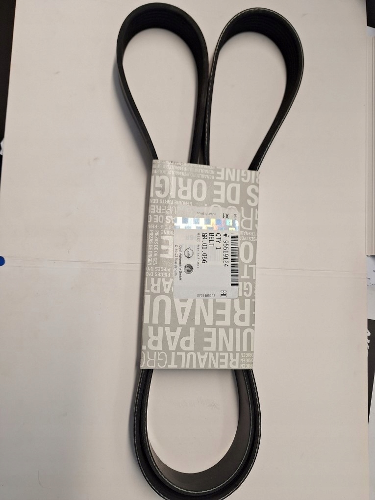 фото №1, Ремень привода opel movano b оригинальный номер 95519124