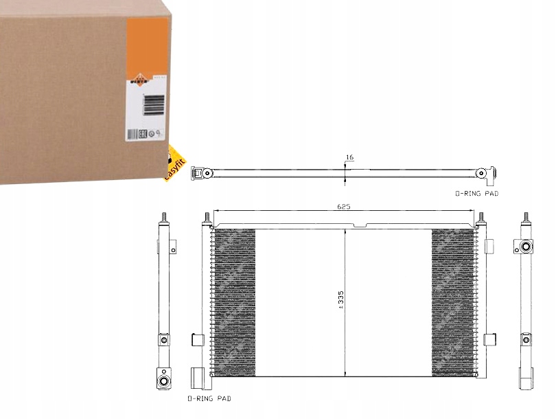 фото №1, Nrf конденсатор кондиціонера volvo fm fm 10 fm 12 fm