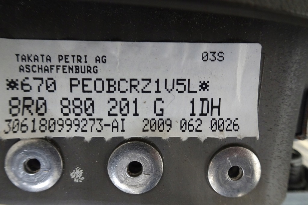 фото №10, Audi q5 8r - приборная панель приборная подушки безопасности ремни