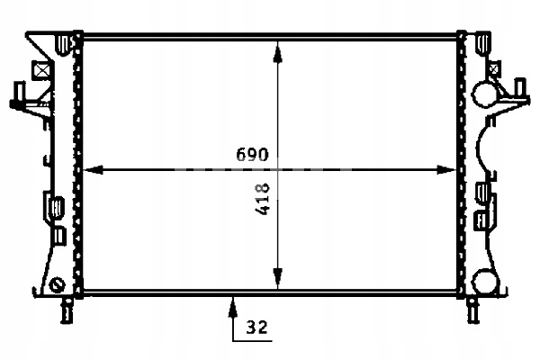 фото №9, Радиатор двигателя wody renault espace iii espace iv laguna ii vel