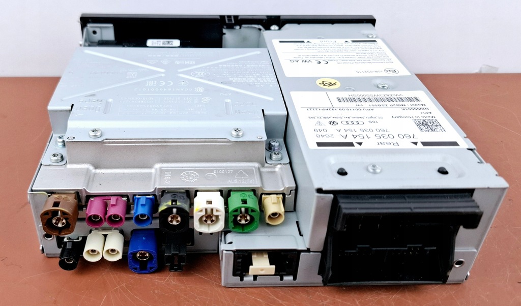 фото №5, Vw volkswagen оригинальный номер считыватель мультимедиа gps mib2 760035154a