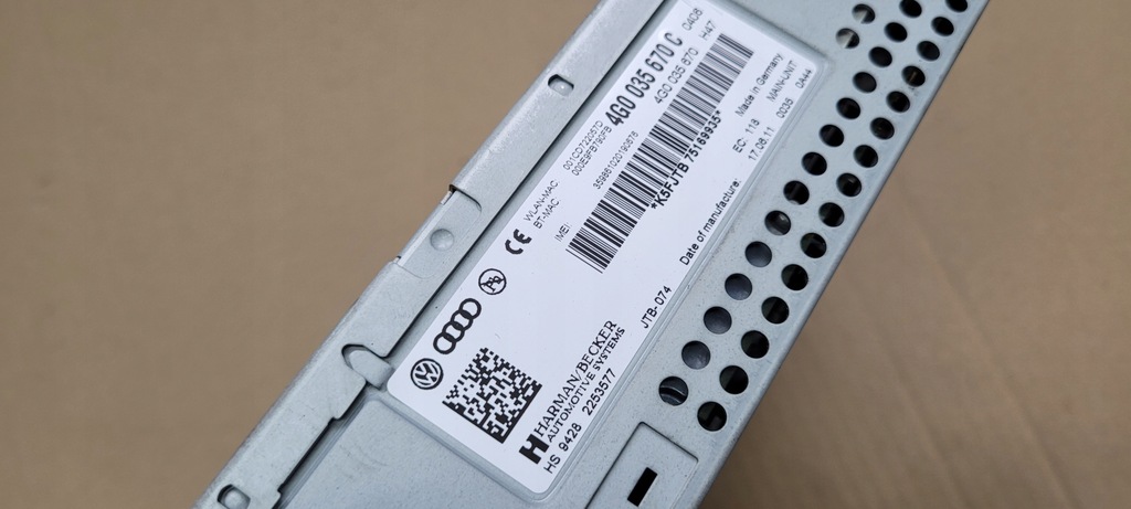 фото №10, A6 c7 4g блок считыватель навигации мультимедиа 4g0035670c a7 4g