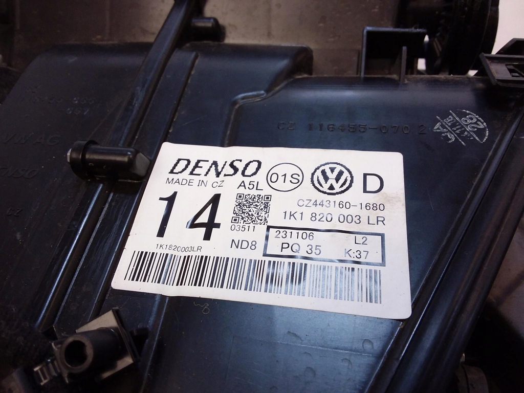 фото №11, Vw eos отопитель воздуходувка воздуха 1k1820003