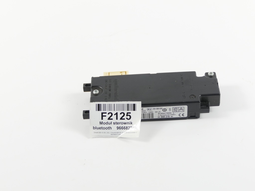 Купити Модуль блок керування bluetooth citroen ds3 10-16r. 10r. хетчбек 3 дверей
