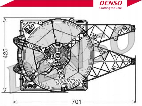 фото №2, Denso der01030 вентилятор, охолодження двигуна
