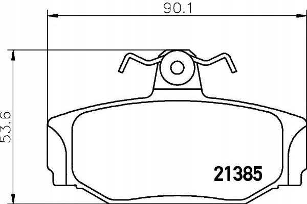 фото №1, Textar тормозные колодки тормозные volvo задняя s70 s90 textar