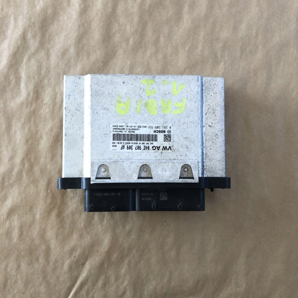 фото №1, Модуль блок керування бортовий комп'ютер двигуна vw 04e907309af