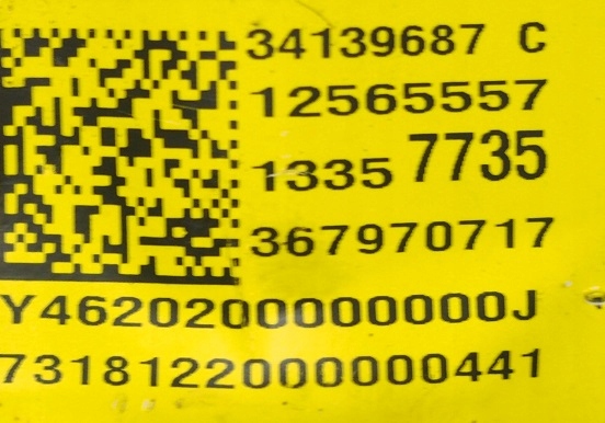 фото №5, Кліпса замок ременів задня opel adam 13357735