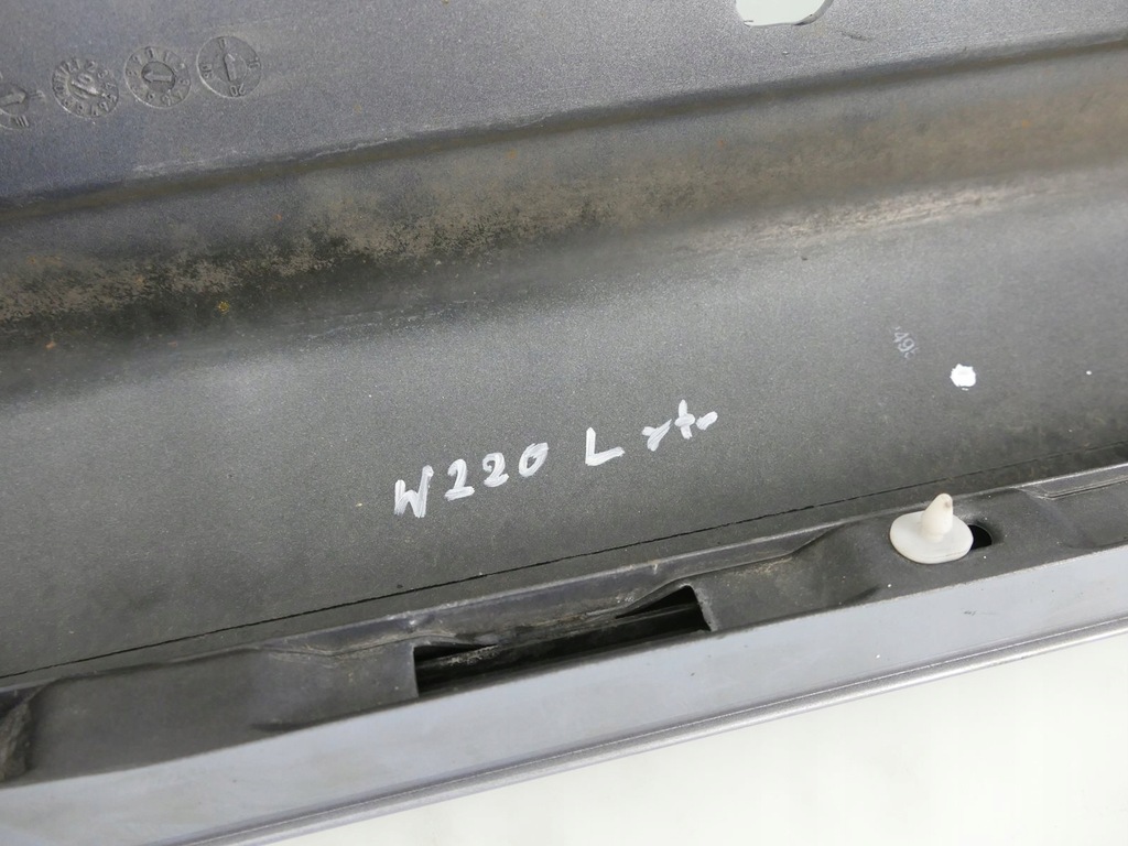фото №11, Mercedes s w220 молдинг порог левая накладка