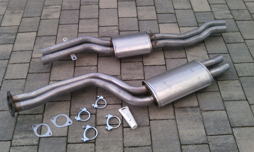 фото №4, Bmw 3 e46 гаситель глушители комплект + аксессуары