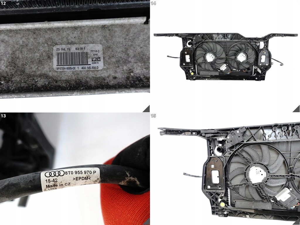 фото №13, Audi a5 s5 8t0 lift 11-16 усилитель pas радиатор вентилятор 2.0tdi 14km