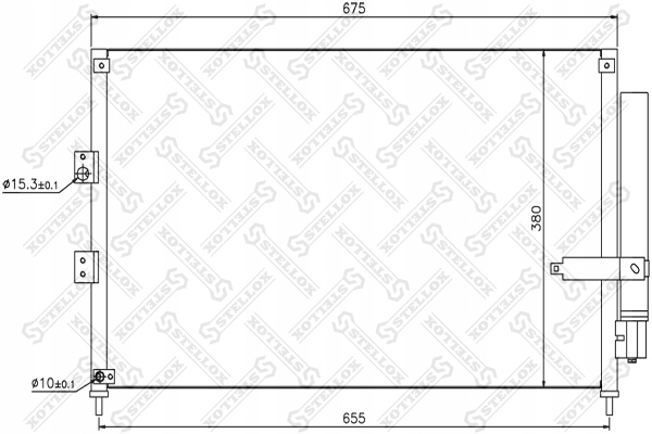 фото №1, Радиатор кондиционера honda civic vii 1.4i 16v 05