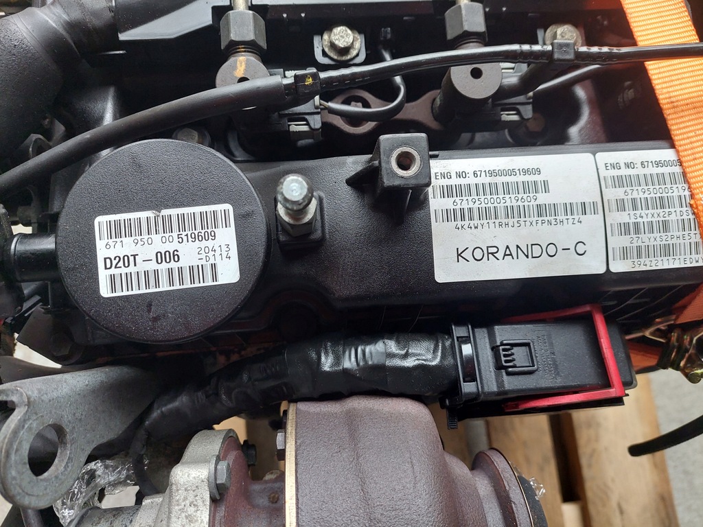 фото №6, Двигатель kompletny d20t d20dtf ssangyong korando 3 iii 2.0 d e-xdi