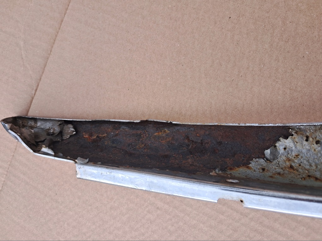 фото №6, Левый хром бампера передний mercedes 107 sl slc 1078850501