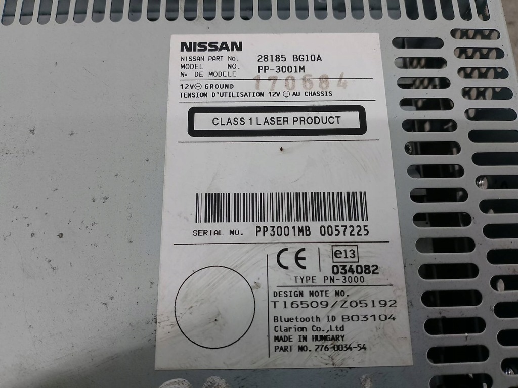 Радио заводской nissan micra iii k12 28185-bg10a Киев