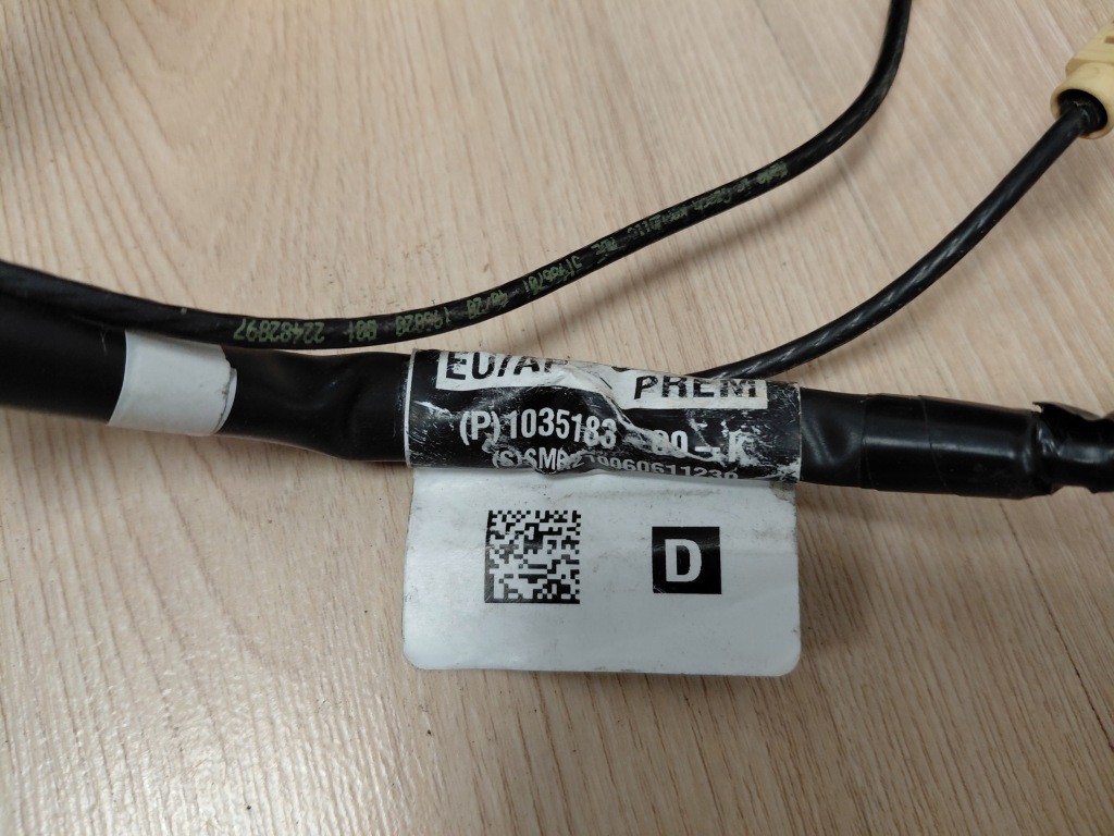 Tesla x model x жгут шланг правого зеркало 13 pin 2x антенна европа оригинальный номер с Разборки