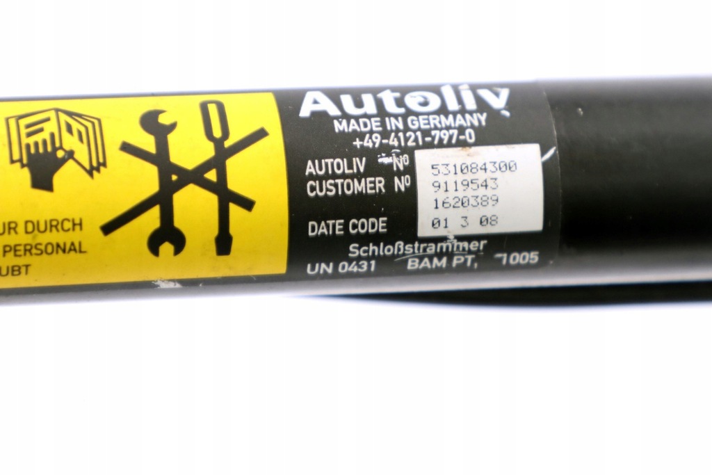 фото №12, Mini cooper one r50 r52 r53 натягувач поперечина безпеки лівий 9119543