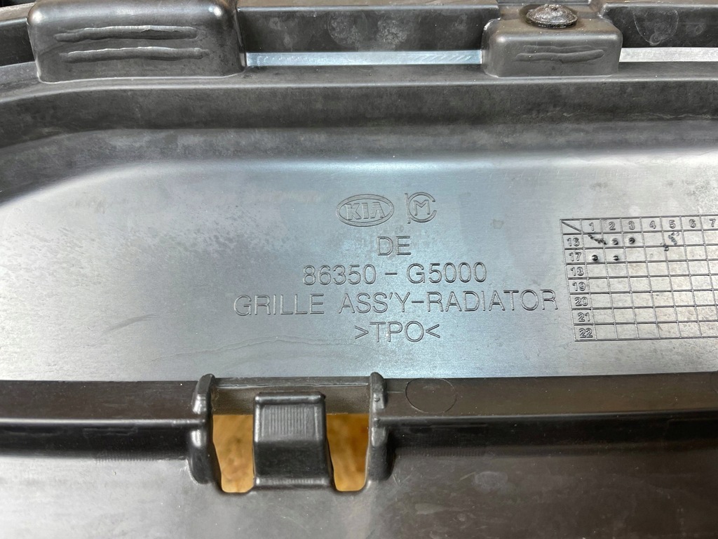 фото №13, Решётка радиатора радиатора решётка радиатора бампера kia niro i 86350-g5000 2016-