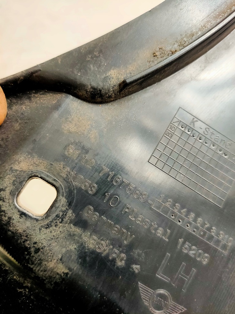 фото №2, Направляющая левый задняя mini clubman s r55 7167563