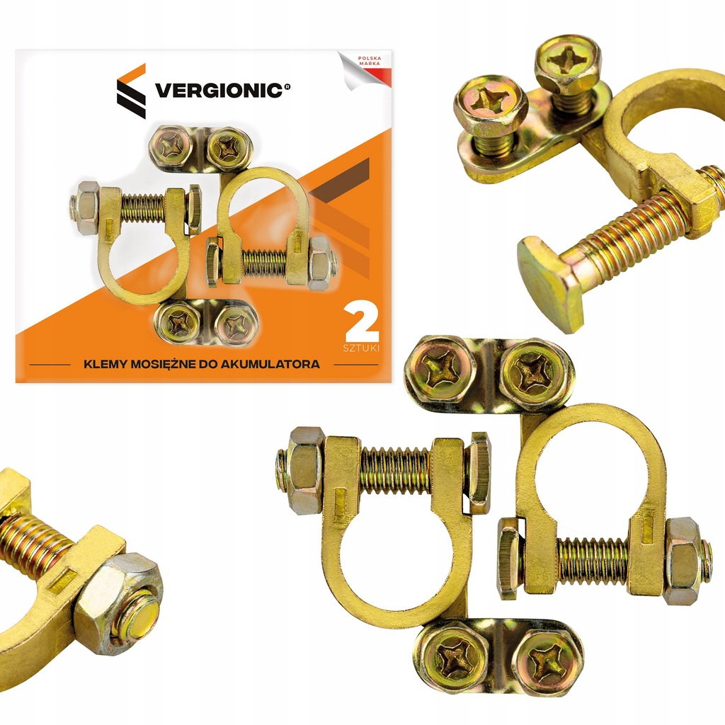 фото №1, Клеми do акумулятор універсальні -/+ 2szt