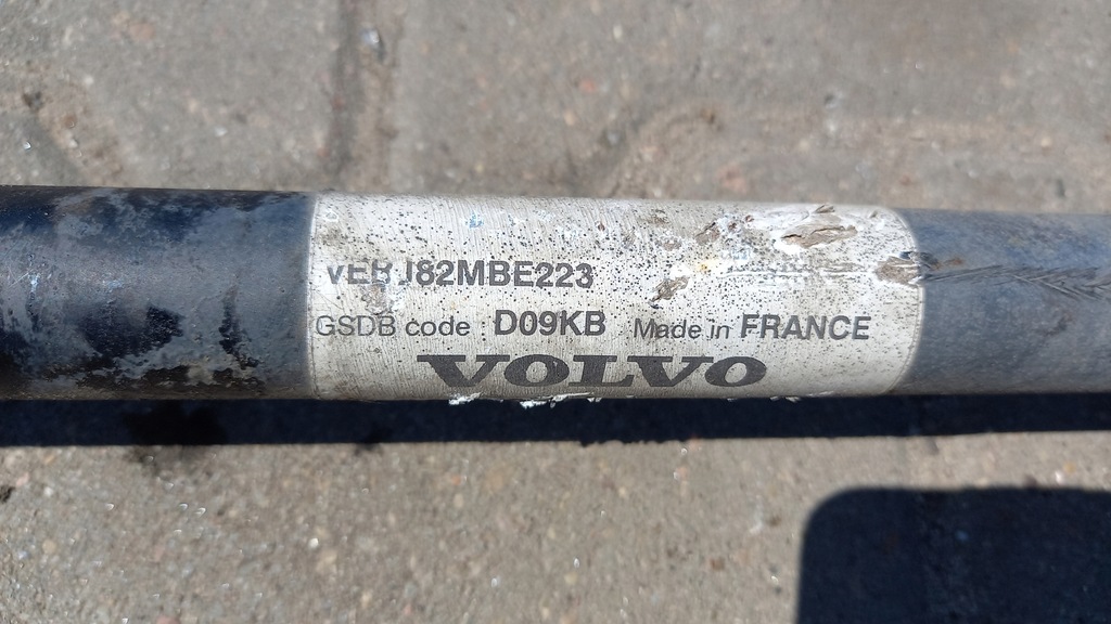 фото №4, Приводной вал левая задняя volvo xc70 ii vebj82mbe223