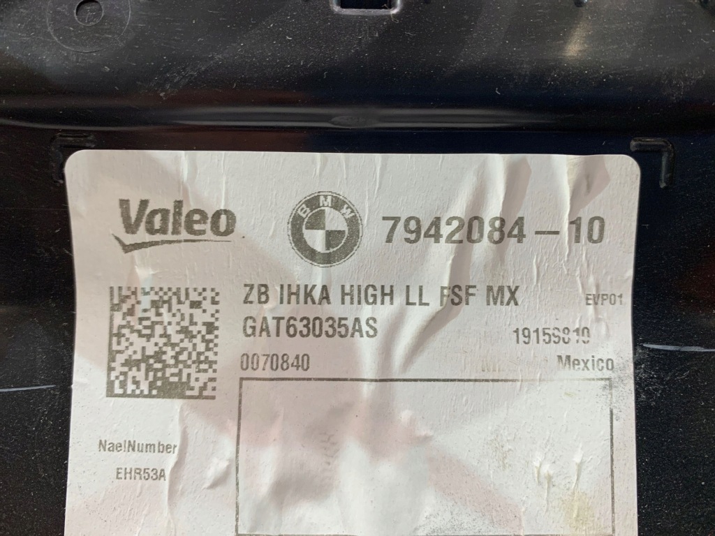 Bmw x4 g02 x3 g01 воздуходувка отопитель европа jak nowa 7942084 с Разборки