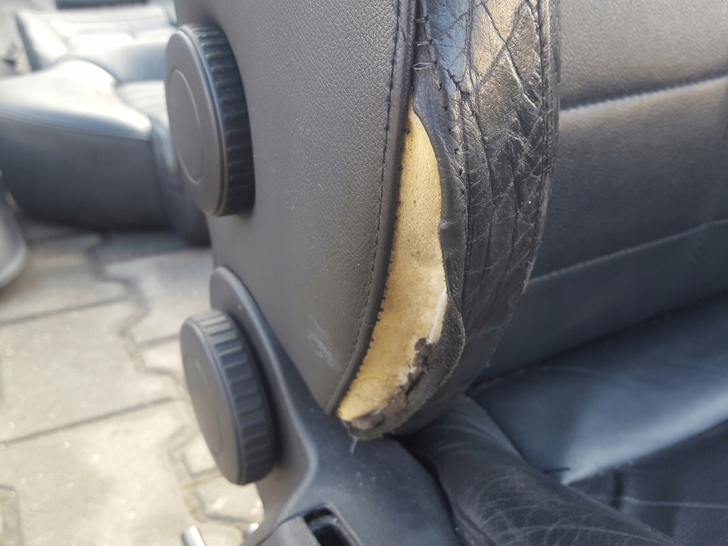 фото №5, Seat exeo 09-13 kombi сидіння заднє сидіння шкіра шкіряний