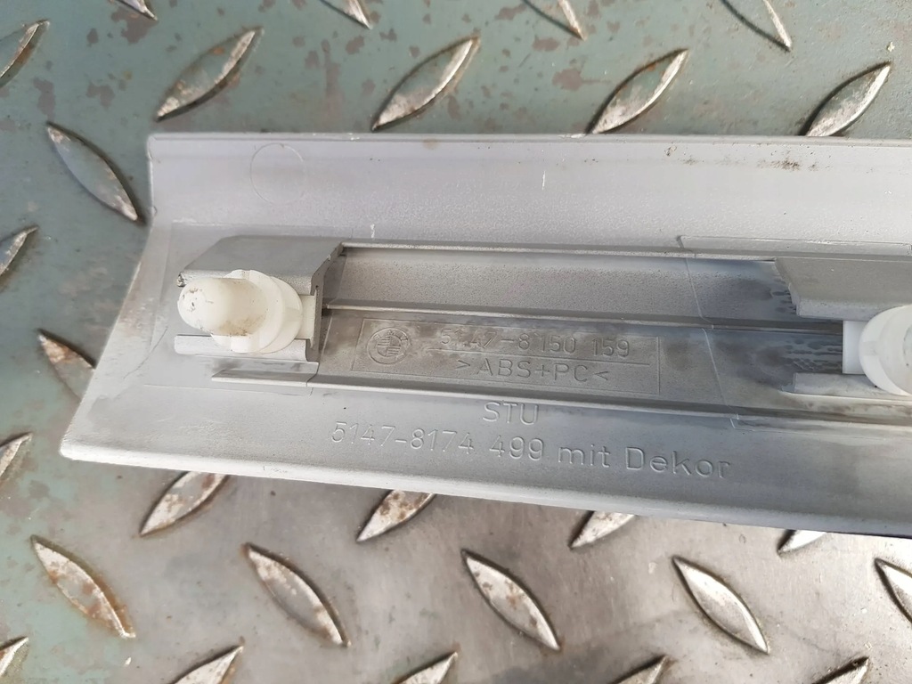 фото №12, Молдинг защита внутренняя порог левая задняя 8 150 159 bmw 7 e38