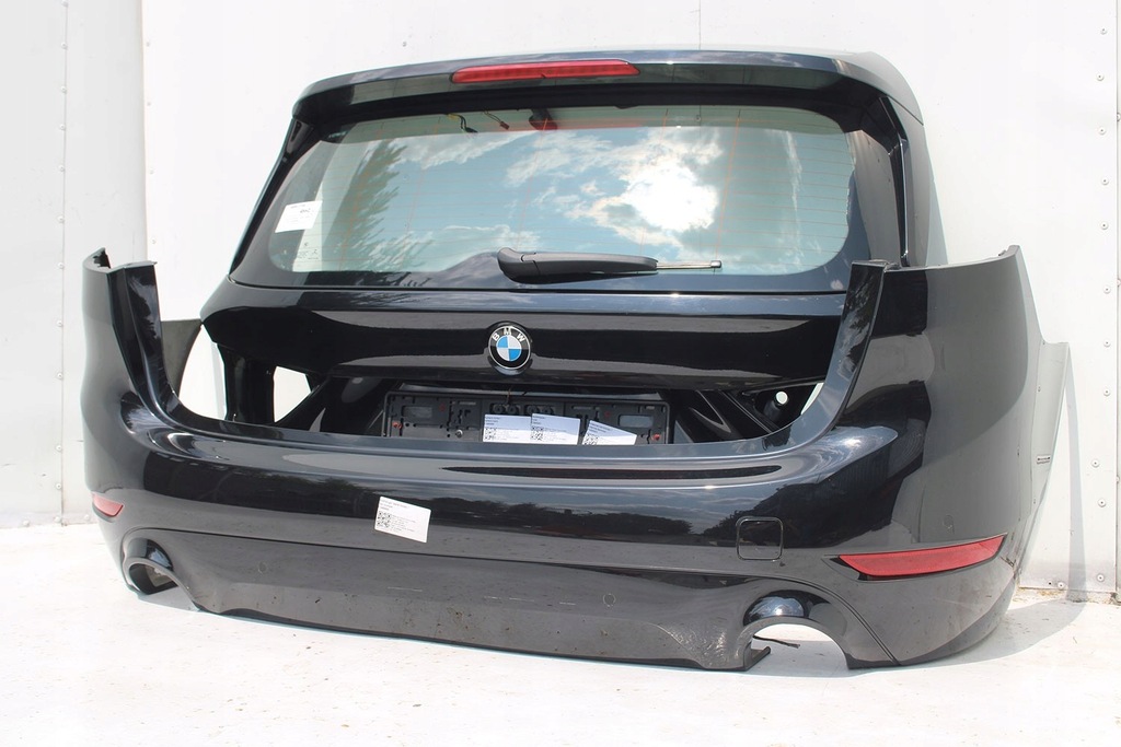 фото №9, Bmw 2 f46 lci задняя крышка багажника багажника бампер задний alpinweiss цвет + лампы t