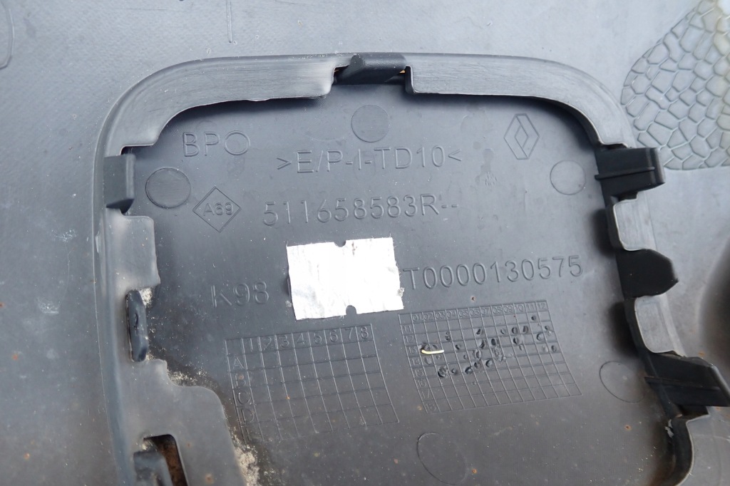 фото №6, Renault clio iv накладка спойлер бампера задняя