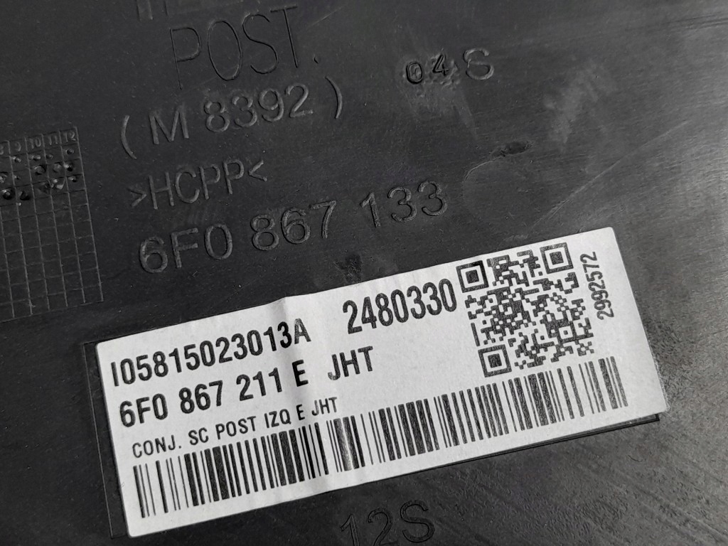 фото №9, Seat ibiza v 6f обшивка дверь левый задняя задний левая обивка super состояние