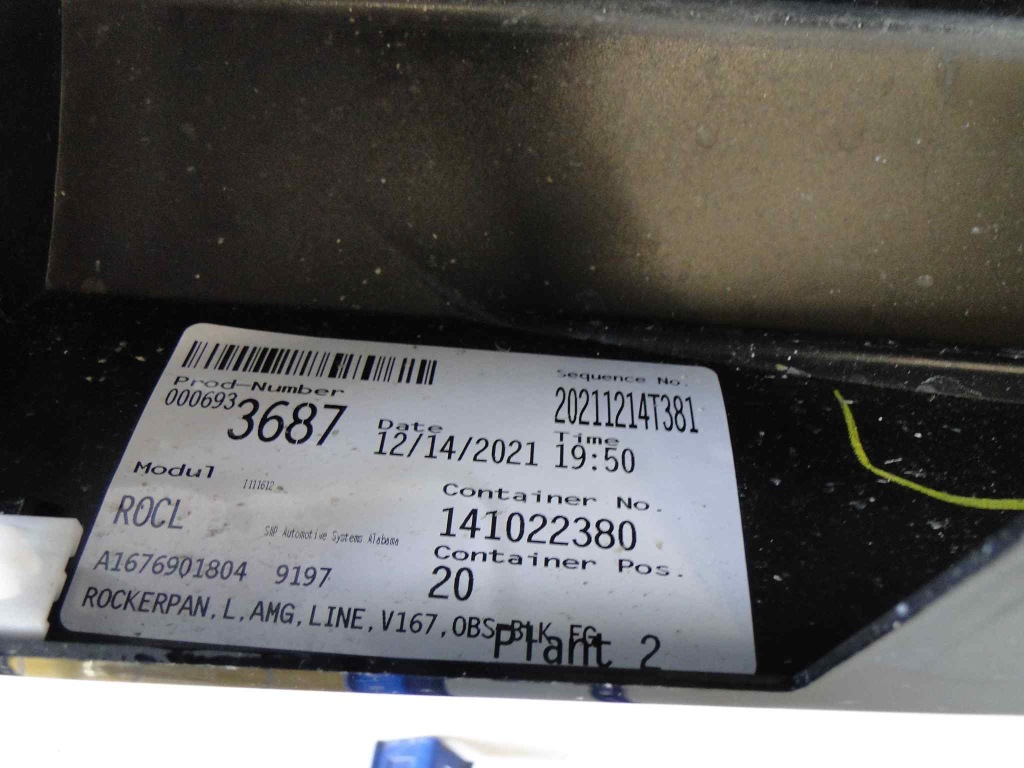 фото №13, Mercedes gle w167 167 suv молдинг порог amg правая